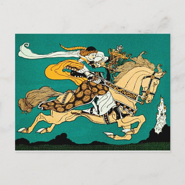 Cartão Postal Ilustração de conto (Frente)