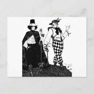 Cartão Postal Ilustração de Contorno de Leite - 8
