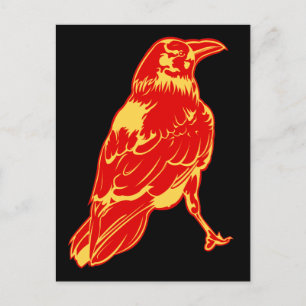 Cartão Postal Ilustração de Coroa Solitária