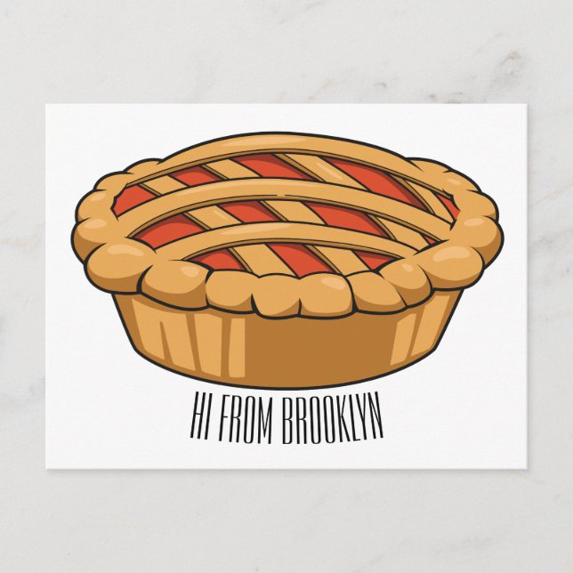 Cartão Postal Ilustração de desenho animado (Frente)