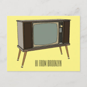 Cartão Postal Ilustração de desenho animado de televisão