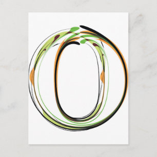 Cartão Postal Ilustração de fonte orgânica