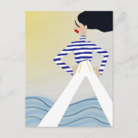 Ilustração de Moda da Capitã Sailor