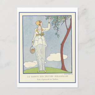 Cartão Postal Ilustração de Moda Redfern Vintage 1914