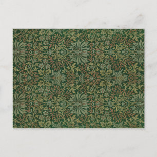 Cartão Postal Ilustração de Ornamento de Vintagem de Jardim Flor