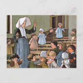 Cartão Postal Ilustração de Vintage Games