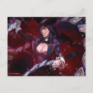 Cartão Postal Ilustração de Zatanna em Crise Infinita