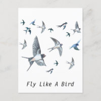 Ilustração Do Bando De Aves De Engorda Voadoras