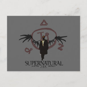 Cartão Postal Ilustração do Castiel de Supernatural