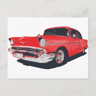 Cartão Postal Ilustração do vetor de ar Chevy Bel Air