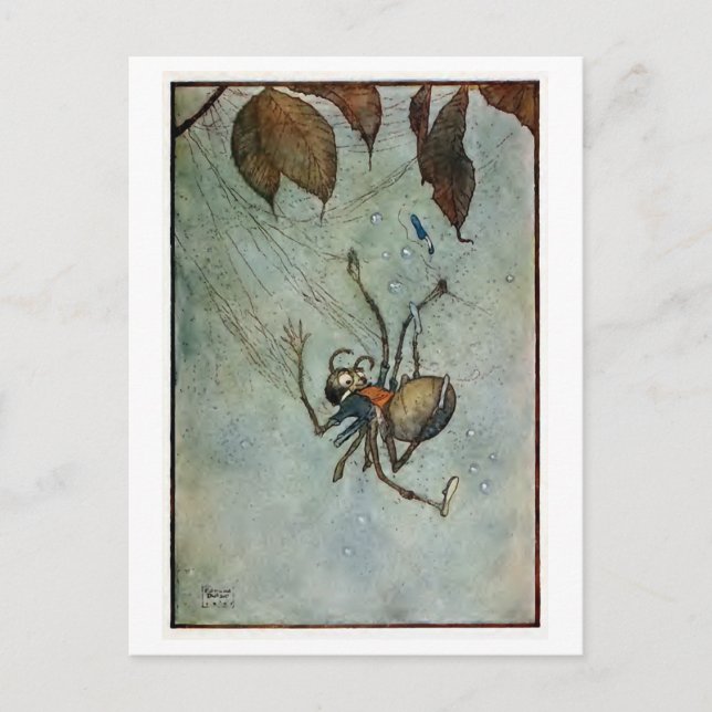 Cartão Postal Ilustração "Edmund Dulac" (Frente)
