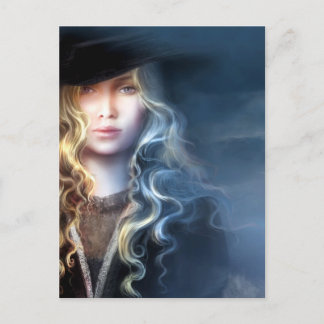 Cartão postal ilustração "Fugitiva" Sonia Verdú