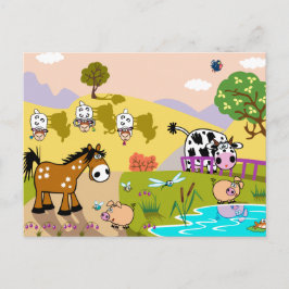 Cartão Postal ilustração infantil