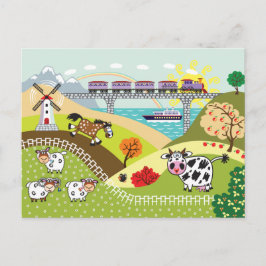 Cartão Postal ilustração infantil