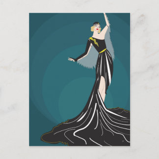 Cartão Postal Ilustração modelo da década de 1920