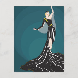 Cartão Postal Ilustração modelo da década de 1920