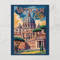 Ilustração Pintura da Cidade do Vaticano Arte de V