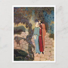 Cartão Postal Ilustração Vintage Edmund Dulac