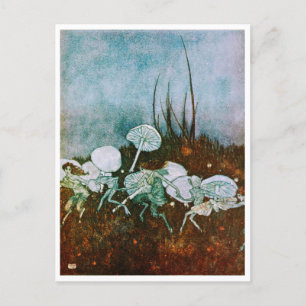 Cartão Postal Ilustração Vintage Edmund Dulac Tempest