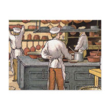 Ilustração Vintage French Kitchen