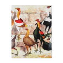 Ilustração Vintage "Game Bantams"