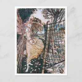 Cartão Postal Ilustração Vintage por Arthur Rackham Undine