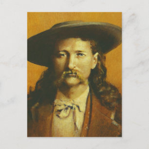 Cartão Postal Ilustração Wild Bill Hickok
