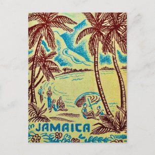 Cartão Postal Ilustrado da Jamaica