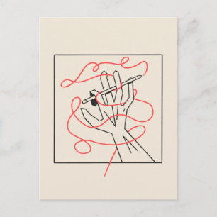 Cartão Postal Ilustrador Tangido