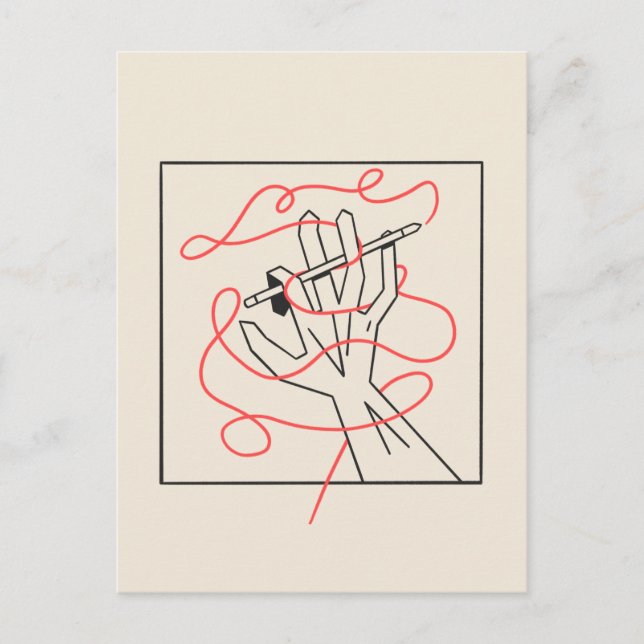 Cartão Postal Ilustrador Tangido (Frente)