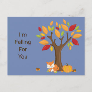 Cartão Postal I'm Falling For You Autumn Tree