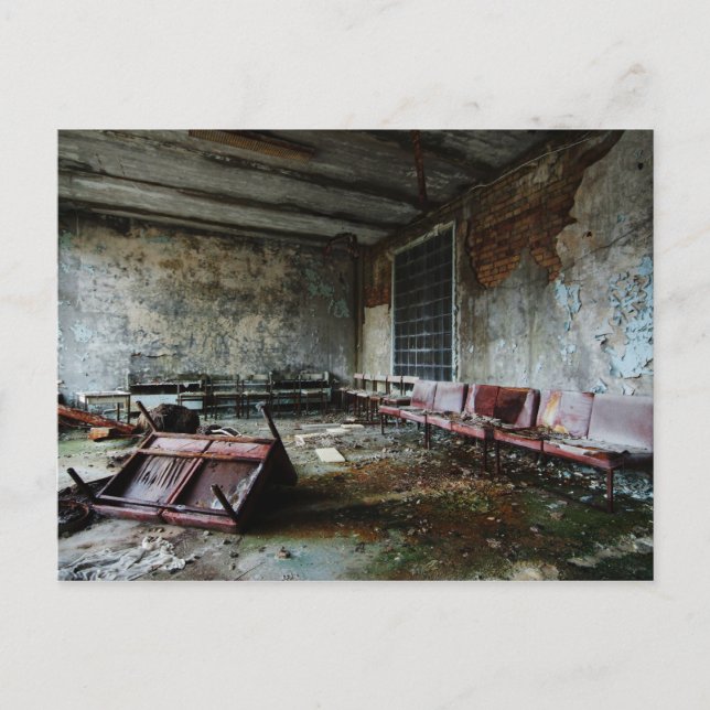 Cartão Postal Im Wartesaal des Zerfall (Frente)