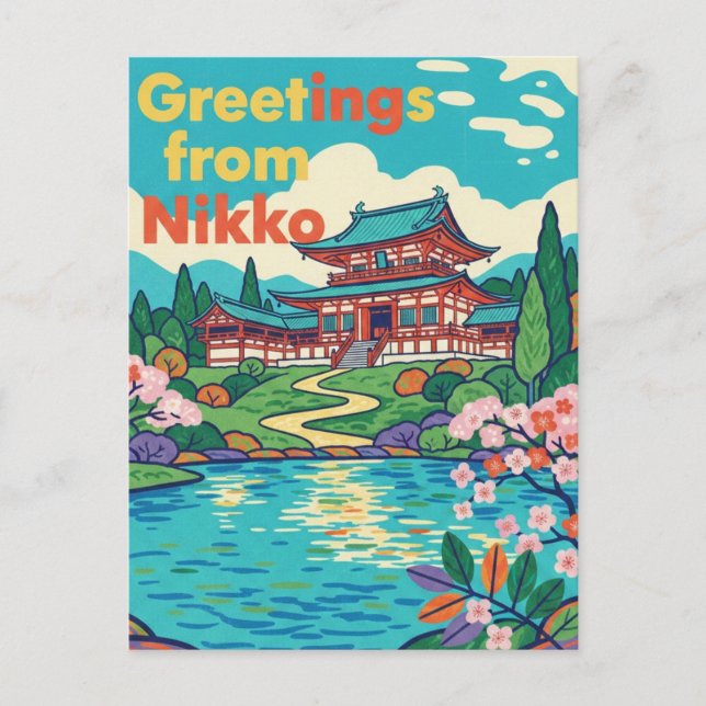 Cartão Postal Ímã Nikko (Frente)