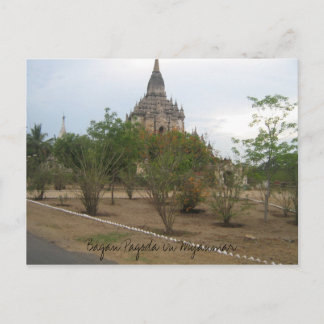 Cartão Postal Imagem 055, Bagan Pagoda em Myanmar