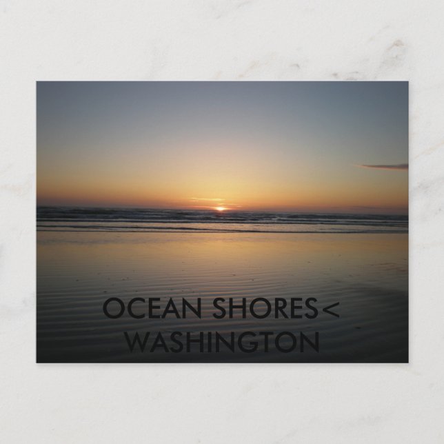 Cartão Postal Imagem 133, OCEAN SHORES WASHINGTON (Frente)