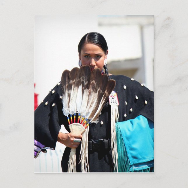 Cartão Postal Imagem Adorável de um Dançarino da Chuva (Frente)