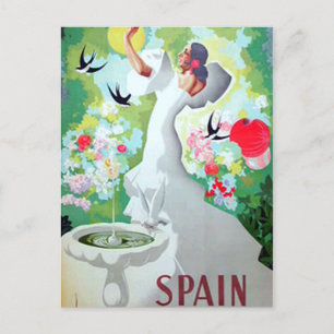 Cartão Postal Imagem Antiga da Espanha