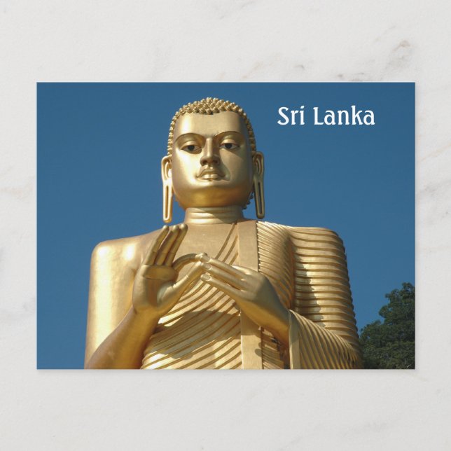 Cartão Postal Imagem Buda Dourada (Frente)