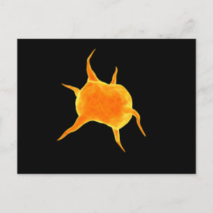 Cartão Postal Imagem Conceitual de um Plaqueta