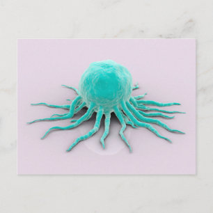 Cartão Postal Imagem Conceitual Do Vírus Do Cancer 2