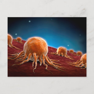 Cartão Postal Imagem Conceitual Do Vírus Do Cancer 3