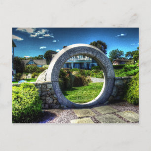 Cartão Postal Imagem da Frente da Casa de Narragansett