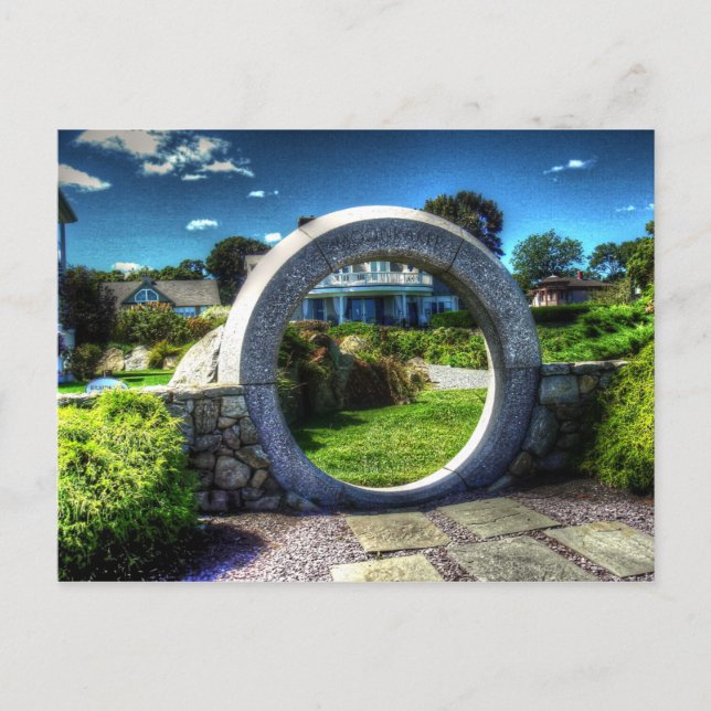 Cartão Postal Imagem da Frente da Casa de Narragansett (Frente)