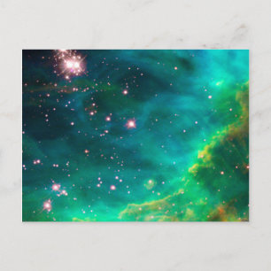 Cartão Postal Imagem da Galáxia do Aglomerado Estelar da Nebulos