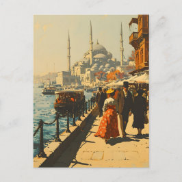 Cartão Postal Imagem da Mesquita Azul de Istambul