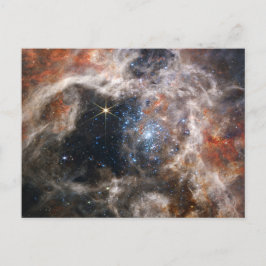 Cartão Postal Imagem da Nebula Tarantula do JWST