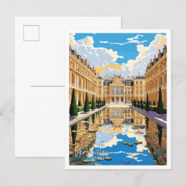 Cartão Postal Imagem da viagens vintage de Arte da França de Ver