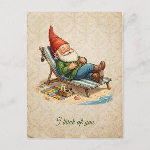 Cartão Postal Imagem de Céramica Antiga - GNOMOS DE JARDIM 26