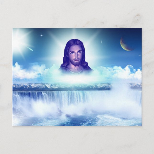 Cartão Postal imagem de jesus (Frente)