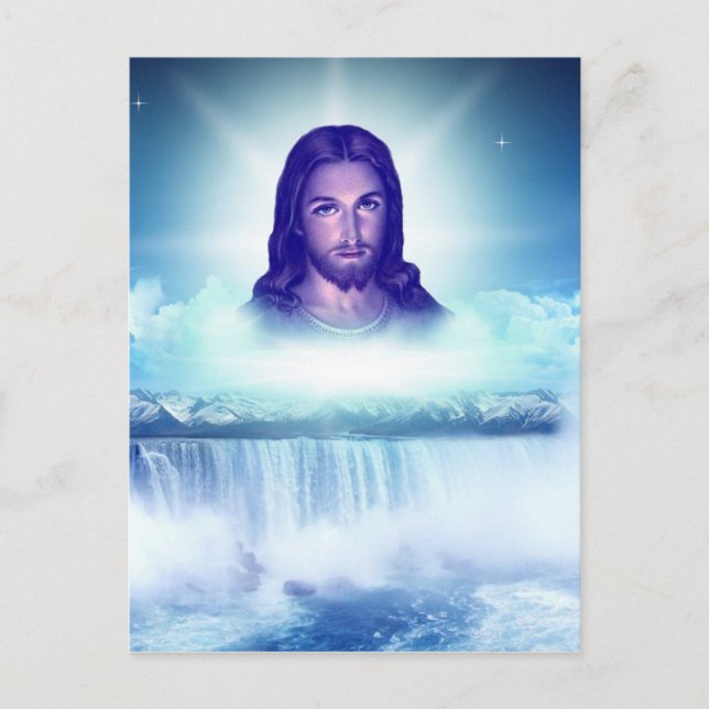 Cartão Postal imagem de jesus (Frente)